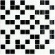 GM 4001 С2 Black-White мозаїка 300×300 мм
