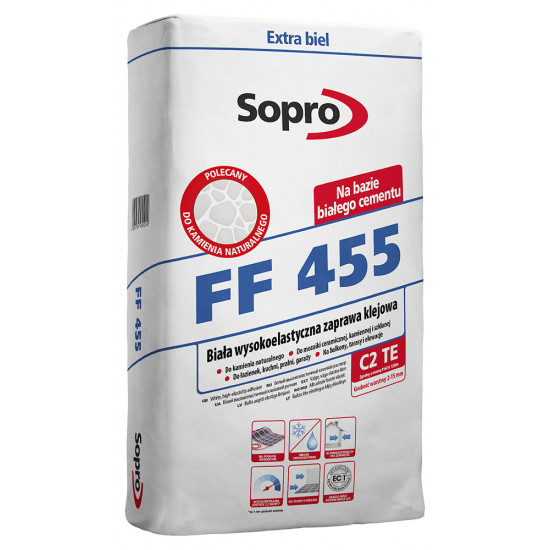 Клей для плитки Sopro FF 455 білий (25 кг)